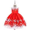 Vestido Navideño Ins Vestido Navideño para Niños Vestido de Princesa Dibujos Animados de Papá Noel para Niñas Disfraz de Fiesta