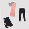 Traje feminino de secagem rápida verão fitness crianças de médio e grande porte roupas de ioga verão corrida treino Esportes Ginástica roupas de tênis