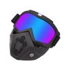 Óculos em Estoque, Protetor Facial, Capacete Off-Road, Óculos de Motocicleta, Óculos à Prova de Vento para Esportes de Montanhismo, Protetor Facial Protetor para Motocicleta
