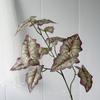 11 Hojas de Lluvia de Primavera Bifurcadas, Hojas de Lirio de Calas Simuladas, Hojas de Boda en el Bosque, Plantas Verdes Impresas en 3D, Plantas Simuladas para Decoración del Hogar