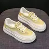 Zapatos Blancos Transpirables de Malla con Diseño de Grulla Blanca para Mujer 2026 Nuevo Estilo Caliente de Verano Plataforma Suela Gruesa Delgados Casuales Deportivos