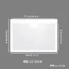 Película de respaldo transparente de alta calidad, autoadhesiva, PVC engrosado con adhesivo, bolsas de etiquetas autoadhesivas para estanterías de almacén, personalizables