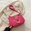 Bolsos Retro Populares para Mujer Verano Ins2025 Nueva Tendencia Moda Bolso Cruzado Textura Hombro Único Axila Bolso Pequeño