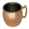 Copo Moscow Mule de Aço Inoxidável, Copo de Coquetel para Bar, Copo de Cerveja para Bebida Fria, Copo Personalizado