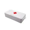 Caja de Medicina Portátil para Clasificación en el Hogar, Caja de Almacenamiento para Medicamentos y Misceláneos, Mini Botiquín Portátil, Caja de Componentes Multiusos