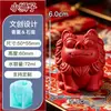 Molde de Silicona de Yeso de León de Piedra para Difusor, Molde Blanco de Animal de Dibujos Animados, Forma de Muñeco Pequeño Estilo Chino 3D para Bricolaje