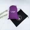 Bolsa de Lona con Logo Exclusivo de Estilo Casual, Capacidad Extra Grande para Almacenamiento de Artículos, Bolsa de Lona con Cordón Ajustable, Entrega Directa del Fabricante