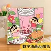 Bolo de Sushi Gourmet DIY Pintura a Óleo Digital Série Frutas e Animais Pintada à Mão Pintura Decorativa Acrílica Atacado em Estoque