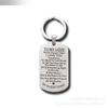 Llavero de metal transfronterizo europeo y americano, colgante de acero inoxidable, llavero militar, regalo