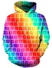 Traje transfronterizo para parejas nuevas 2024 Europa y Estados Unidos abrigo con estampado digital 3D otoño e invierno sudadera con capucha para hombre y mujer