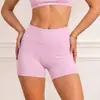 Novos shorts esportivos de três pontos transfronteiriços de Chen Shijie, que levantam o bumbum, apertam a barriga, cintura alta, shorts de ioga, calças de ginástica respiráveis