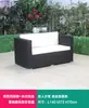 Sofá Externo Pátio Mesa de Centro de Rattan Combinação Terraço Jardim Varanda Quiosque Pousada Sala de Sol Cadeira Sofá de Lazer