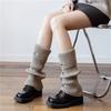 Perneiras de Lã Grossa Estilo JK Japonês Desejo Puro Menina Picante Malha Torcida com Punho para Outono e Inverno Meia 7/8 Baggy para Meninas