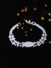Europa e Estados Unidos explosivos transfronteiriços senso de alto nível super flash pulseira de diamantes completa design de nicho feminino temperamento joias de zircônia atacado