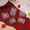 Nova caixa de embalagem de PVC para chocolate caixa de doces transparente para casamento noivado caixa de chocolate caixa vazia simples atacado