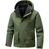 Roupa de assalto masculina para atividades ao ar livre transfronteiriça comércio exterior primavera bandido bonito jaqueta de trabalho americana com capuz casaco trench coat casual