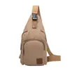 Peter Paul Bolso de Pecho de Lona para Hombre Bolso Cruzado de Hombro Único para Hombre Bolso Pequeño Casual de Pecho Estilo Coreano Moda Tendencia Mochila para Hombre