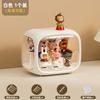 Celebridades da Internet Nova Cápsula Espacial Caixa Cega Bolha Fosco Transparente Suporte de Exibição Mesa Boneca Boneca Modelo Ornamentos Armazenamento