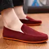 Zapatos de Lona para Hombre de Verano, Zapatos Perezosos de Ponerse Fácil, Tendencia, Zapatos Casuales de Tendencia Estilo Coreano para Hombre, Zapatos de Tela Old Beijing Transpirables