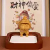 Figuritas de dibujos animados talladas en madera de ciprés: Adornos de escritorio, artesanías al por mayor de Doraemon, Ultraman, Mickey, Snoopy