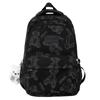 Mochila Escolar Refletiva com Grafite para Mulheres 2025 Novo Design de Nicho Mochila Casual para Alunos do Ensino Fundamental II e Médio Mochila de Grande Capacidade