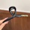 Elegante Pinza Grande de Tiburón Acrílica para Cabello Grueso, Accesorio de Cabello Femenino, Pasador Simple para la Parte Trasera de la Cabeza
