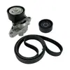 Kit tensor de correia multi-V triangular, compatível com Renault K016PK1818 VKMA36048 7701479150