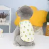 Ropa para Perros para Bichón, Teddy, Maltés, Estilo de Dibujos Animados de Primavera y Otoño, Ropa para Perros Pequeños, Decoración, 23 Chaleco de Limón