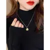 Suéter de Cuello Alto Color Café Camisa Base para Mujer Abrigo Ropa Interior Moda Otoño e Invierno Ajustado Manga Larga Cuello Medio Top de Punto