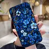 Adequado para capa de celular Samsung S25 Ultra, capa protetora A57, S24 design floral, capa macia de TPU, S26 PLUS design floral