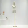 Suporte de Exposição Meio Corpo Feminino para Loja de Roupas Suporte de Exposição de Manequim de Corpo Inteiro Manequim Feminino de Corpo Inteiro com Pernas Divididas Estilo Coreano