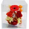 Gerbera, girasol, flor eterna, caja de regalo acrílica, 214, ideal para San Valentín, día de la madre, día del maestro.