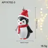 Nuevo Colgante de Plástico en Polvo Pegajoso Rojo Rojo y Blanco Colores en Polvo Colgante de Dibujos Animados Decoración para Colgar en Árbol de Navidad Ventana Stock Listo