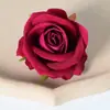 Simulación Flores de Rosa Pequeñas de Franela Cabezas de Flor Boda Ceremonia Boda Coche Escena Decoración de Hotel Pared de Flores Arco Flores de Seda Venta al por Mayor