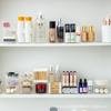 Armario con espejo para baño, caja de almacenamiento para pared, sin perforaciones, para artículos de tocador, cosméticos, lentes de contacto, desmaquillantes, algodón