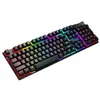 Traje de teclado y ratón luminosos en stock al por mayor traje de teclado y ratón mecánico teclado numérico de caracteres luminosos USB con cable