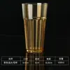 Vaso de Cerveza de Plástico Acrílico PC Anticaída Resistente al Calor Copa de Vino Transparente Octagonal KTV Bar Hogar Restaurante Vaso