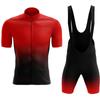 Roupas de ciclismo de verão novo ano traje de manga curta absorção de suor respirável equipe shorts roupas de ciclismo confortáveis em estoque atacado