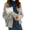 Suéter cárdigan de punto grueso con patrón de trenzas, de un solo pecho, suave y afelpado, estilo ins coreano, nuevo, vintage, para mujer, 2021