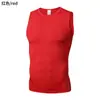 Camiseta Deportiva Ajustada para Hombre Baloncesto Correr Fitness Entrenamiento Chaleco Base de Alta Elasticidad Secado Rápido Absorción de Sudor Ropa Deportiva para Entrenamiento