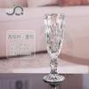 Copa de champán de cristal de alta belleza y valor, portavasos de pie alto, copa de vino blanco, vino espumoso, vino tinto para el hogar, copa de jugo