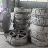 Procesamiento de piezas de aluminio fundido personalizadas, Fundiciones de aleación de aluminio por fundición en arena, Codo de brida triple de aluminio, Piezas mecánicas, Carcasa