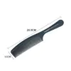 Peine de Fibra de Carbono al por Mayor para Cabello Largo de Mujer, Peine de Cola Puntiaguda para Peluquería Casera, Peine Fino Antiestático para Hombre