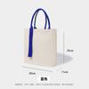 Bolsa de Lona Hecha a Medida en Blanco Respetuosa con el Medio Ambiente de Gran Capacidad Bolsa de Regalo con Lona Gruesa Recubierta Bolsa de Lona con Estampado L