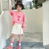 Snoopy Verano Nuevo Camiseta de Manga Corta para Niños Simple Linda Top de Manga Corta para Niñas Cómodo Versátil Casual