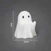 Nuevos Adornos de Halloween de Amazon con Dedos Medios de Fantasma Lindo Transfronterizos Corazón de Fantasma con Dedos Medios