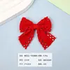 Lazo de poliéster de un solo bucle con borde hueco, accesorio textil para manualidades, material de decoración de encaje fresco y lindo para niños