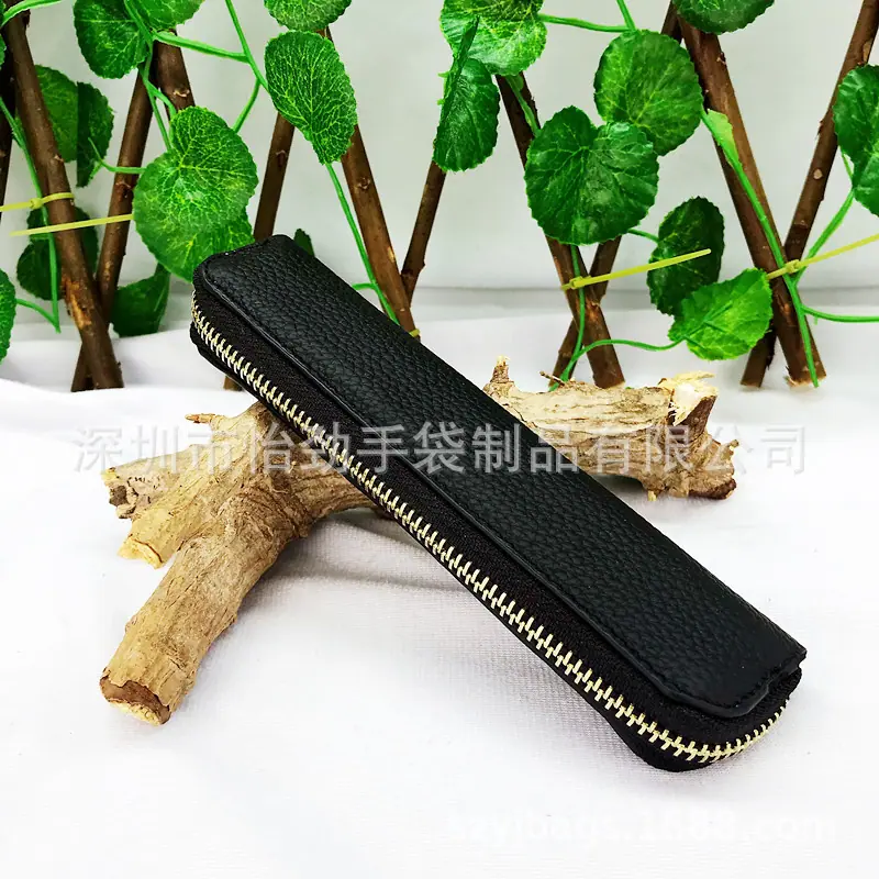 真皮仪器包