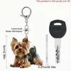 Lindo accesorio de llavero colgante de cachorro plano transfronterizo, decoración de corazón de San Valentín para mochila de acrílico