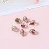 Cuentas de Cristal de Fresa con Agujero Horizontal de 8 mm, Cuentas Sueltas de Cristal de Cristal, Accesorios para Joyería de Pulsera y Collar de Bricolaje, Cuentas Espaciadoras, Venta al por Mayor